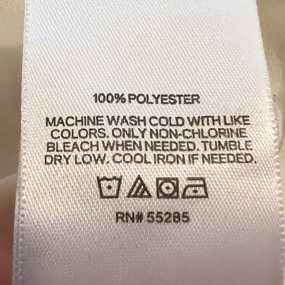 NWT Express Mock Neck Long Sleeve Pleated Tiered Ruffle Mini Dress Cream Size 0 - Picture 10 of 10